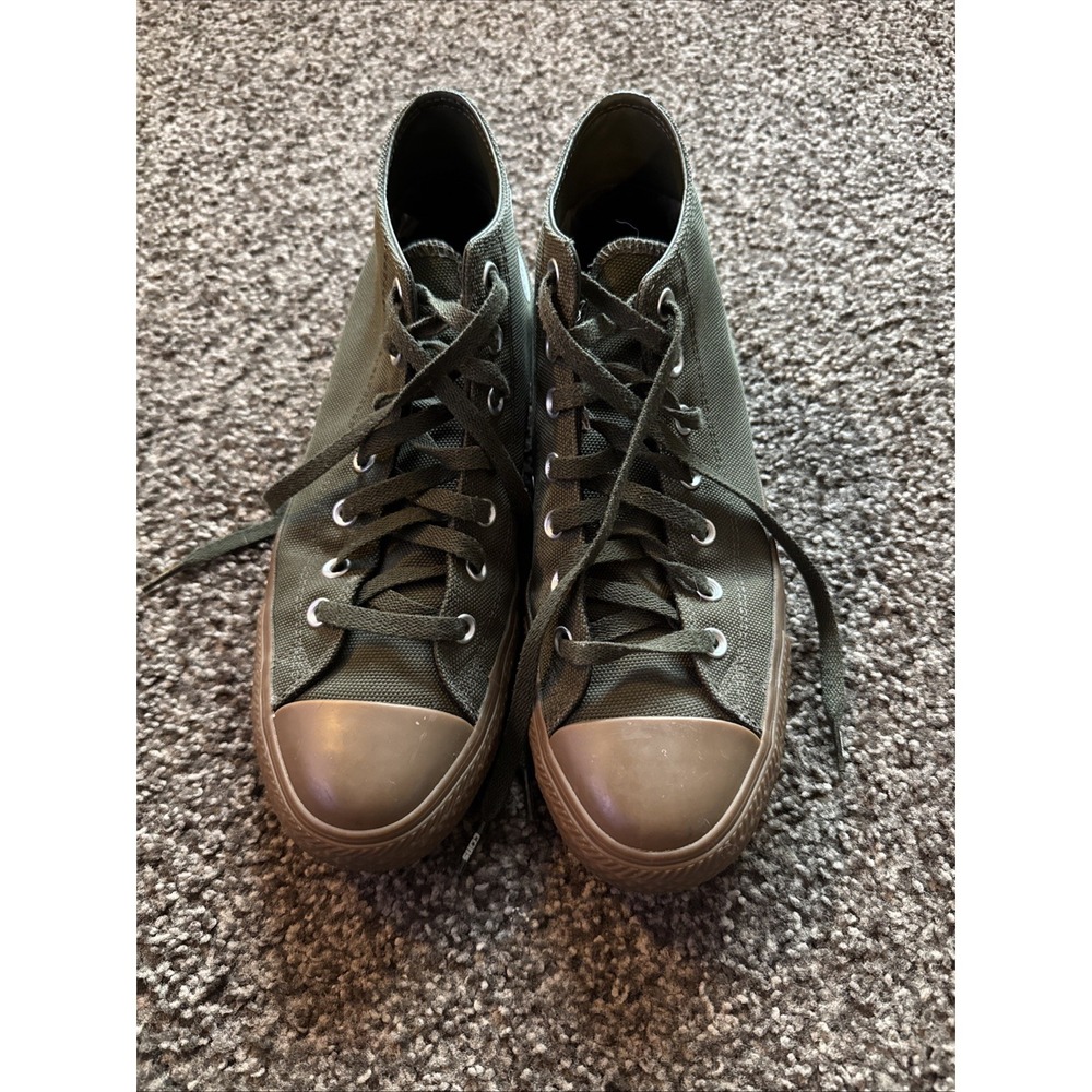 Converse Chuck Taylor All Stars Pro Unisex Khaki Green Shoes Size 10 M 12 WM - Picture 2 of 16